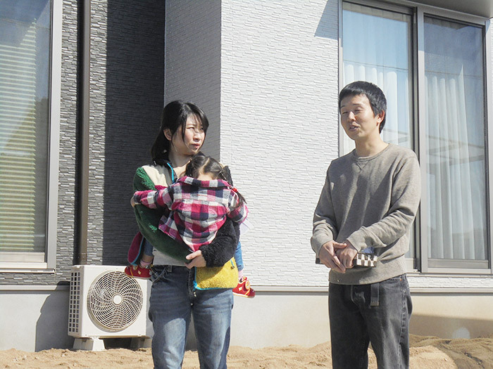 ヤマックス平屋の家上棟式熊本市東区小山U様邸引き渡し式