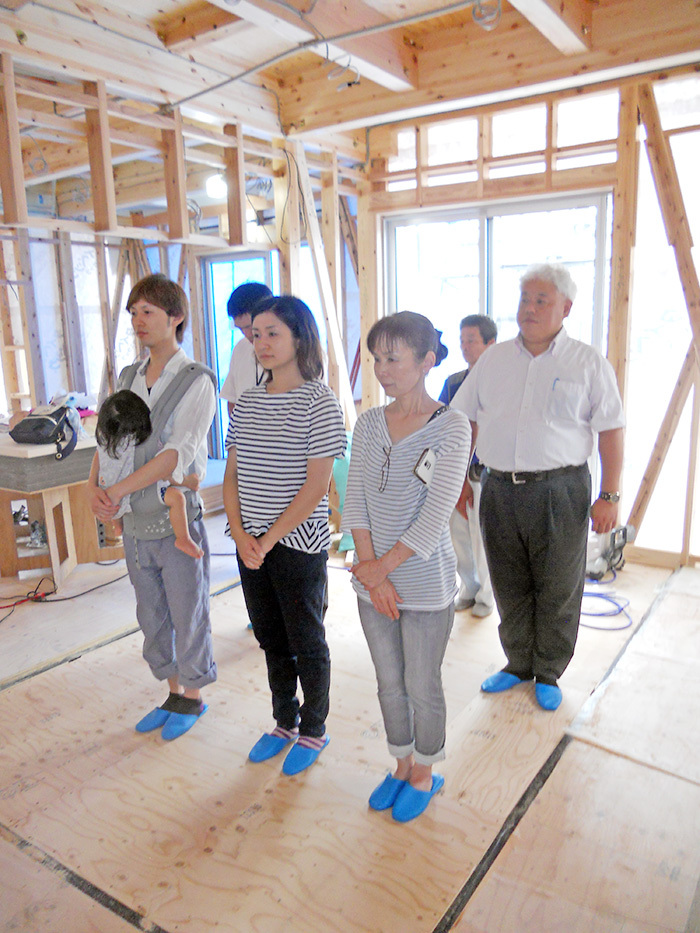 ヤマックス炭の家熊本新築ナチュラルモダン上棟式