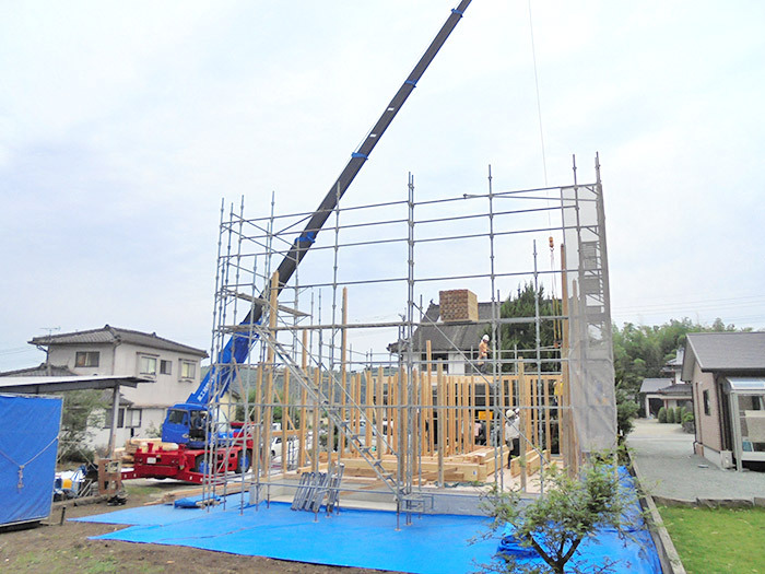 ヤマックス炭の家菊池市泗水町U様邸上棟式1.jpg