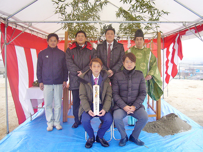 ヤマックスyamax家薪ストーブ平屋益城Y様地鎮祭