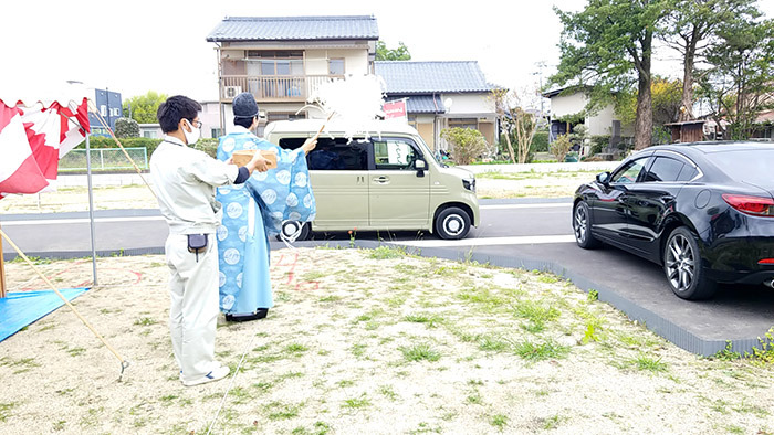 ヤマックスyamax新築熊本炭の家熊本市中央区国府本町分譲地長期優良住宅地鎮祭1.jpg