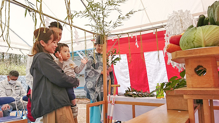 ヤマックスyamax新築熊本炭の家菊池郡菊陽町にじの森K邸地鎮祭4.jpg