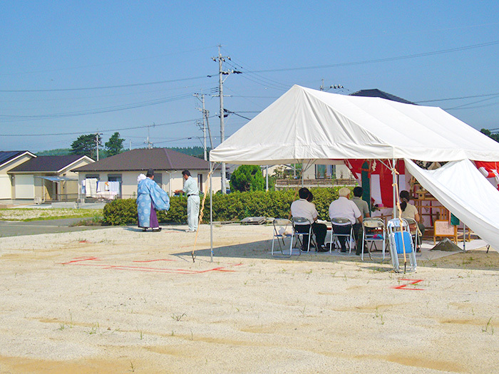 ヤマックスyamax炭の家新築地鎮祭阿蘇西原村t様邸